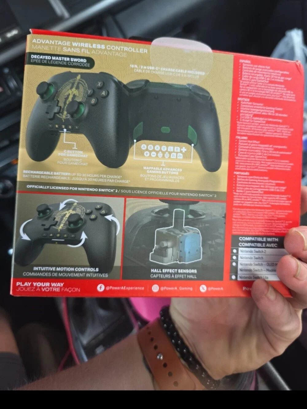 Wireless Zelda Edition Pro Controller - Black